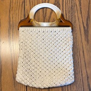 Unique crochet handheld purse
